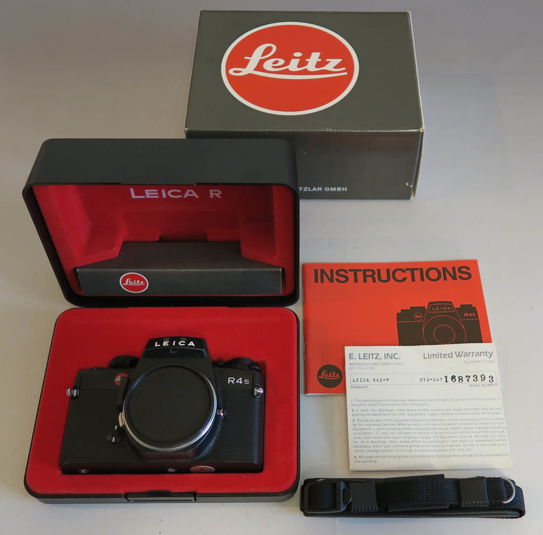 356 □ライカ R4s Leica フィルム一眼レフカメラ ボディ 元箱あり 美品