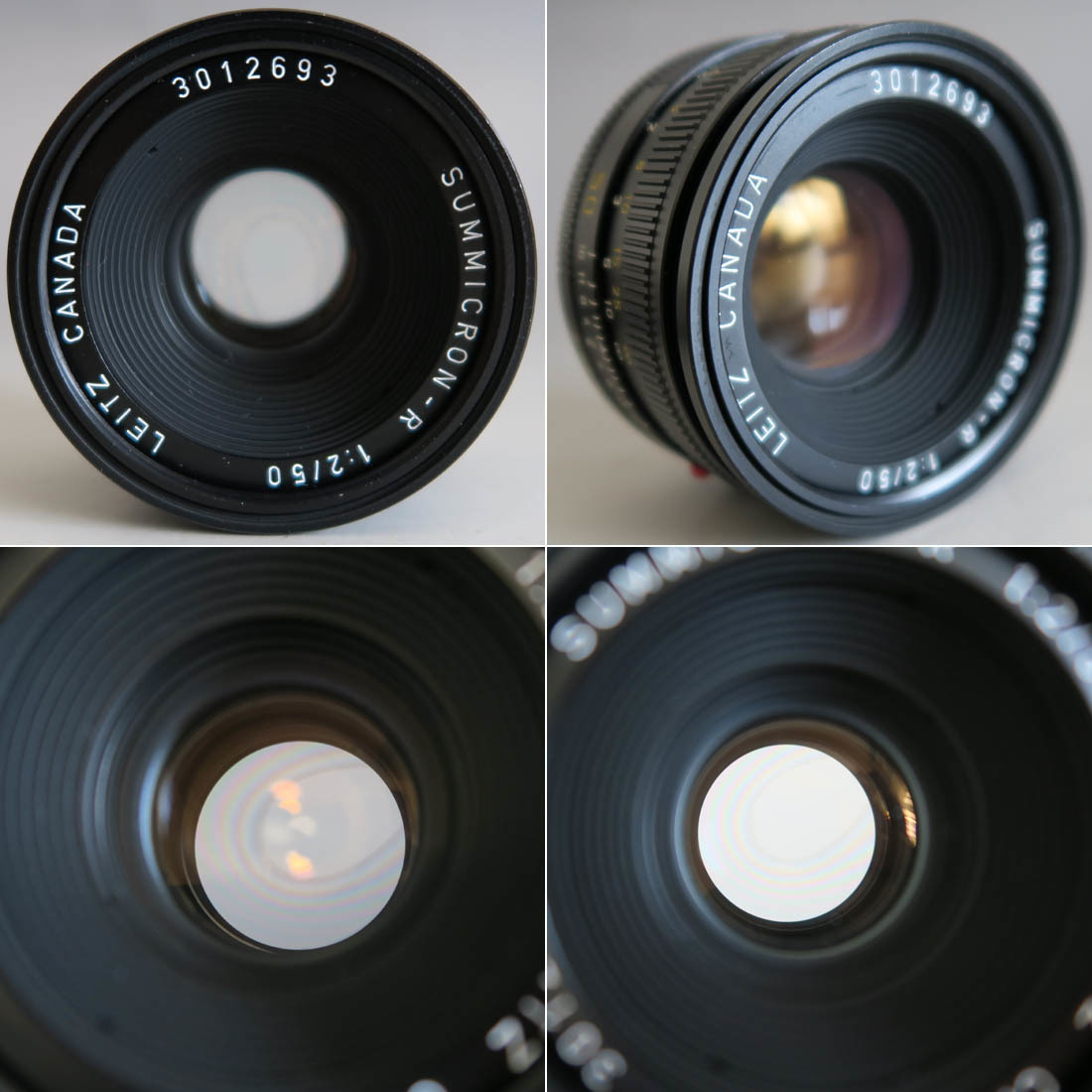 365 □ズミクロンR 50mm F2 SUMMICRON-R 1:2/50 レンズ 動作未確認