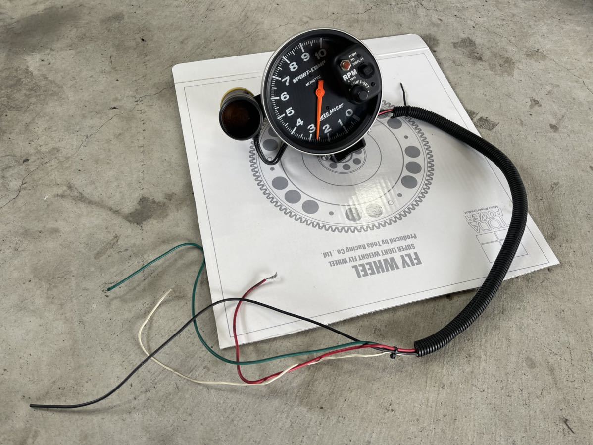  auto meter sport comp tachometer all-purpose 