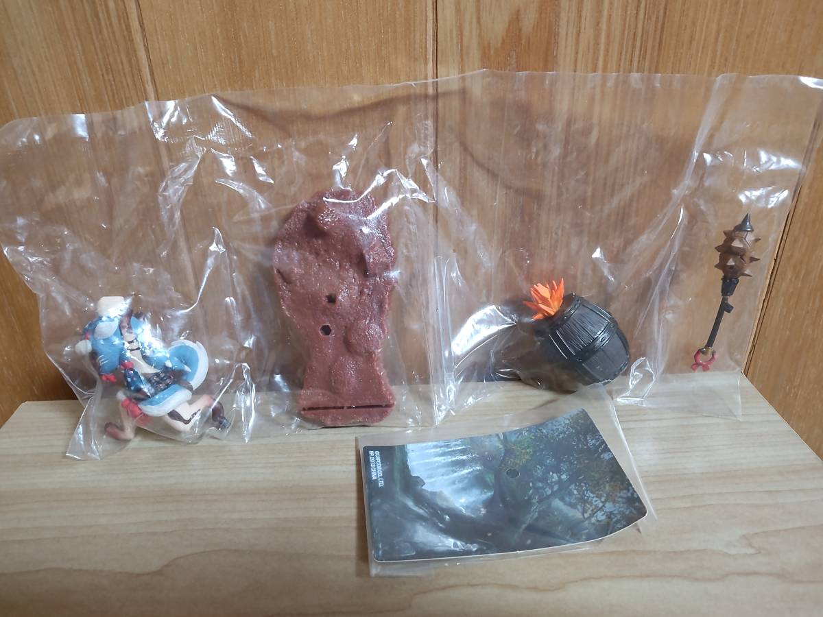 モンスターハンター アイルーコレクション H賞 カードスタンドフィギュア アシラネコシリーズ装備 新品 オトモアイルー タル爆弾 超激レア