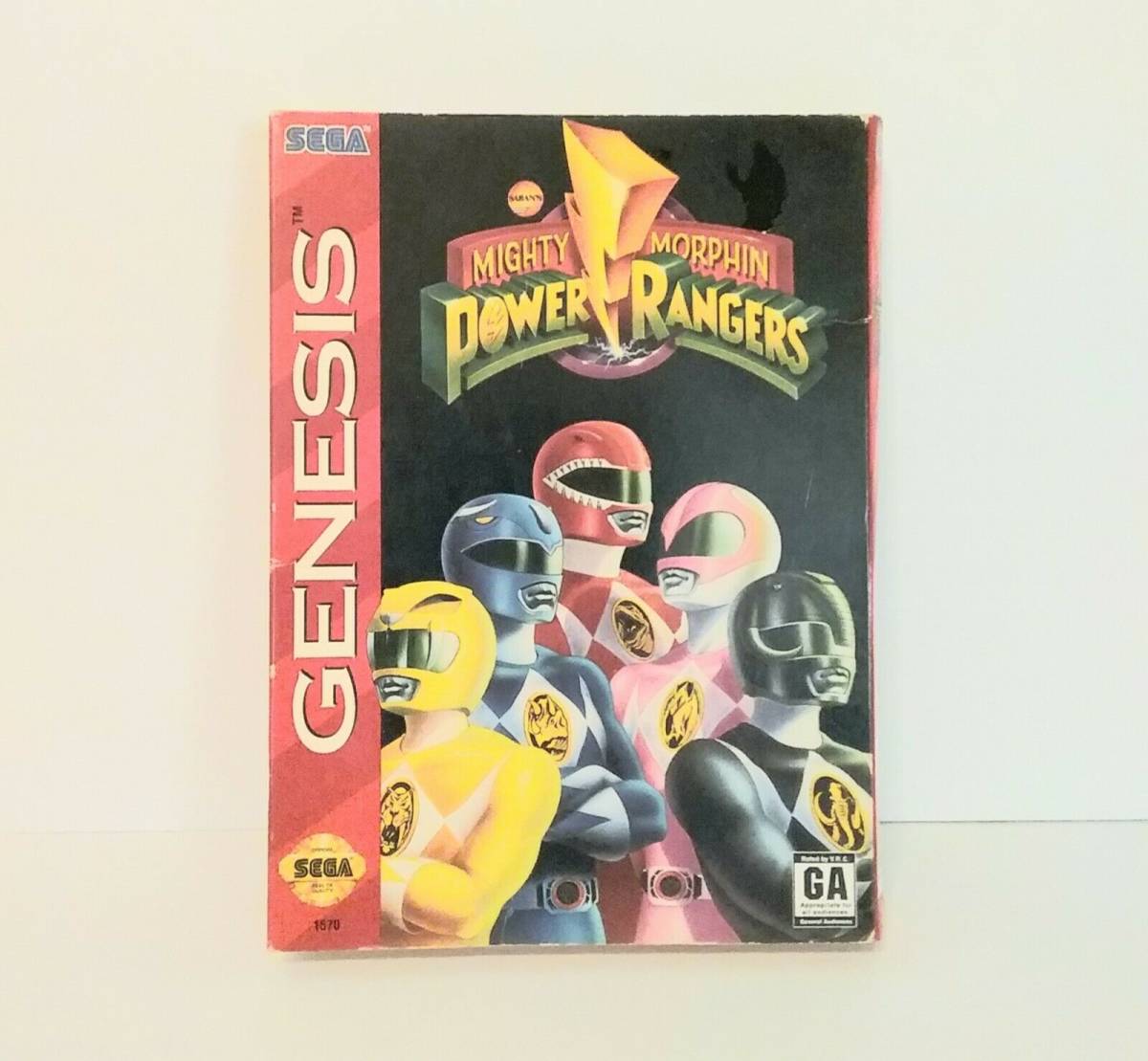 激安通販 代行-Mighty Morphin Power Rangers (Sega Genesis, 1994) Tested 海外 即決