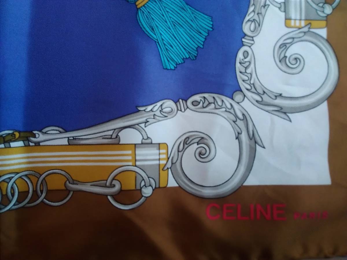 CELINE セリーヌ スカーフ シルク | contifarma.pe