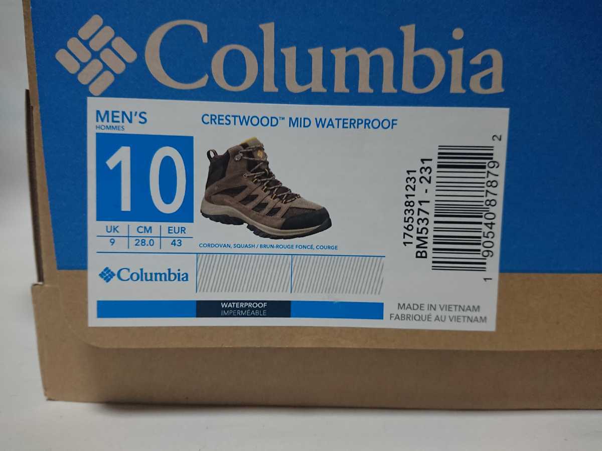 新品 コロンビア 防水トレッキングシューズ Columbia OMNI-TECH 登山靴 ミッド オムニテック アウトドア キャンプ ブッシュクラフト