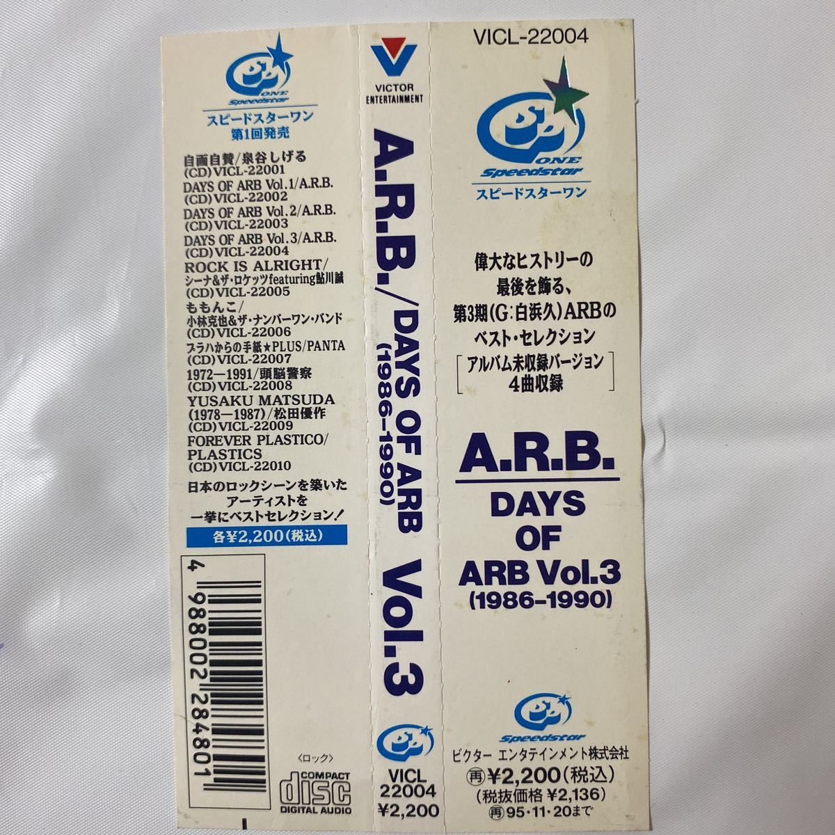 DAYS OF ARB Vol.3 1986-1990 / ARB 中古品 ②_画像5