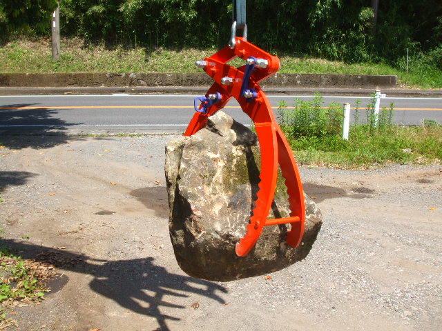 最大開口800ミリ 実用新案ダブルロック付き 丸太トング 石 最大開口800ミリ 実用新案ダブルロック付き 丸太トング 石