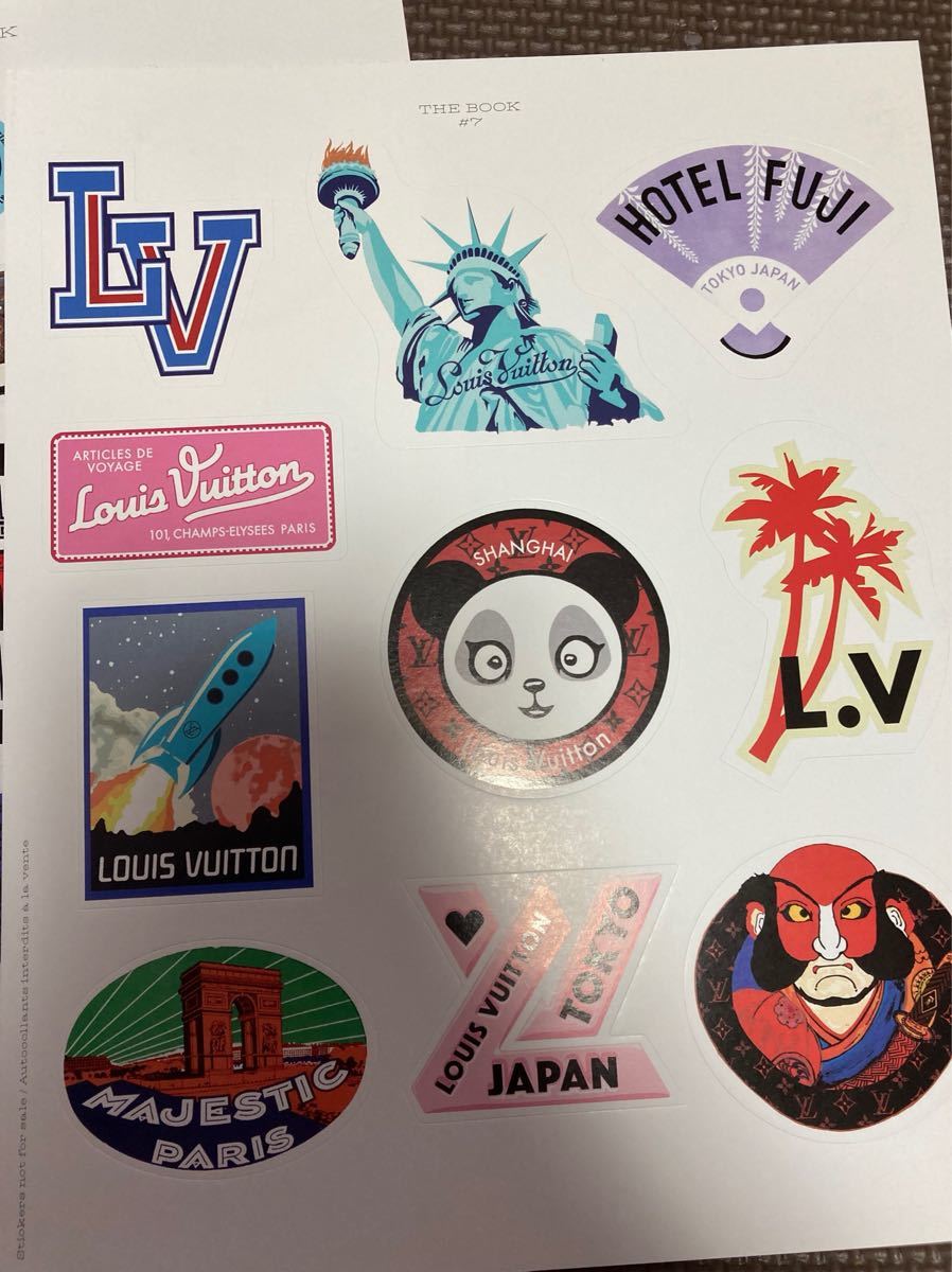 Louis Vuitton The Book #7 and Stickers