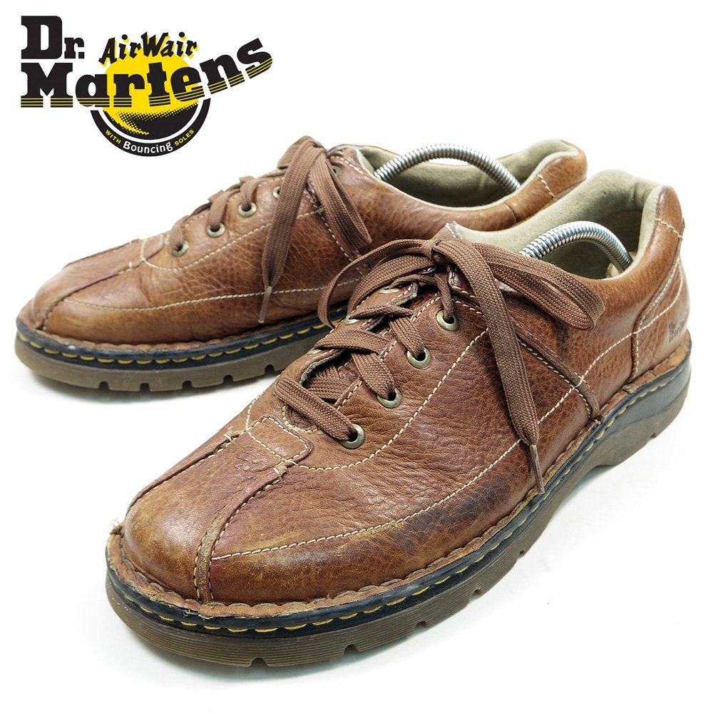 UK11　Dr.Martens　ドクターマーチン　5ホール　レザーシューズ　革靴　マーチン　ブラウン　ワークシューズ　/U5316_画像1