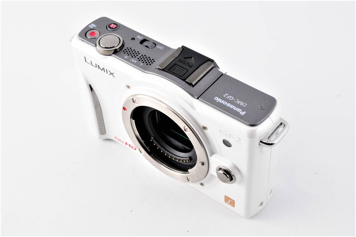 美品】Panasonic Digital Slr Camera Lumix Dmc-Gf2W-W Shell White