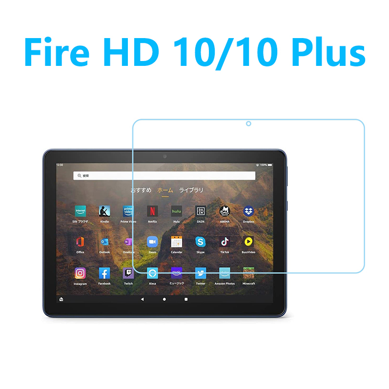 1枚入りAmazon Fire HD 10/Fire HD 10 Plus2021強化ガラスフィルム 指紋防止飛散防止気泡防止 自動吸着 高硬度9H 高透過率_画像4