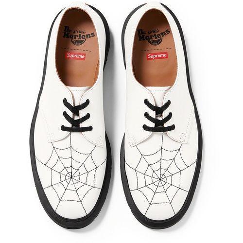 新品未開封 SUPREME Dr.Martens Spiderweb 3-Eye Shoe 白 22SS White