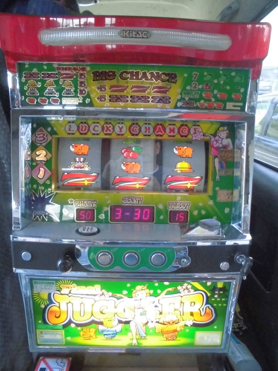 買取 沖縄 実機☆4号機・ファイナルジャグラーTM・ドアキー&コイン