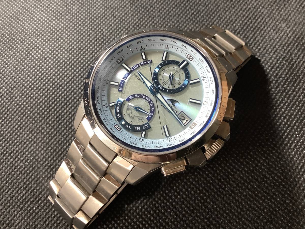カシオ オシアナス マンタ OCW-T1000E-2AJF 腕時計 クロノグラフ