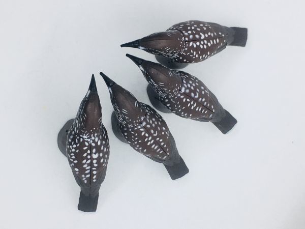 ホシガラス　カラス　鳥　フィギュア　とり　日本　生き物　生物　動物　7体　ミニチュア　Bird　22b103