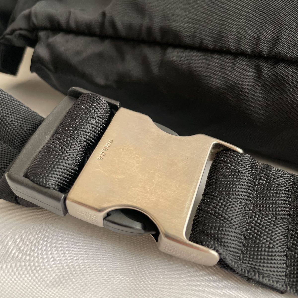 1円 《極美品》 PRADA プラダ ウエストポーチ ナイロン 三角 1円 《極美品》 PRADA プラダ ウエストポーチ ナイロン 三角