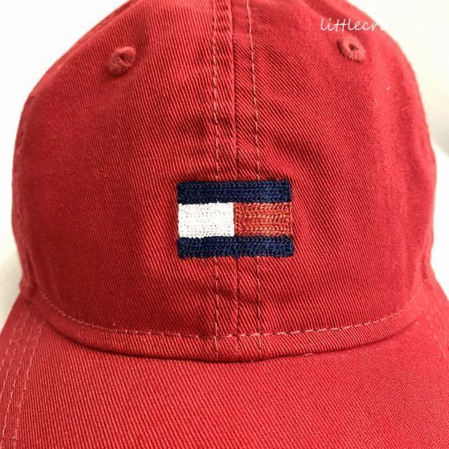 TOMMY HILFIGER* Tommy * Hilfiger BB колпак / красный BB CAP 69JI858-600 America стандартный магазин покупка (9953)