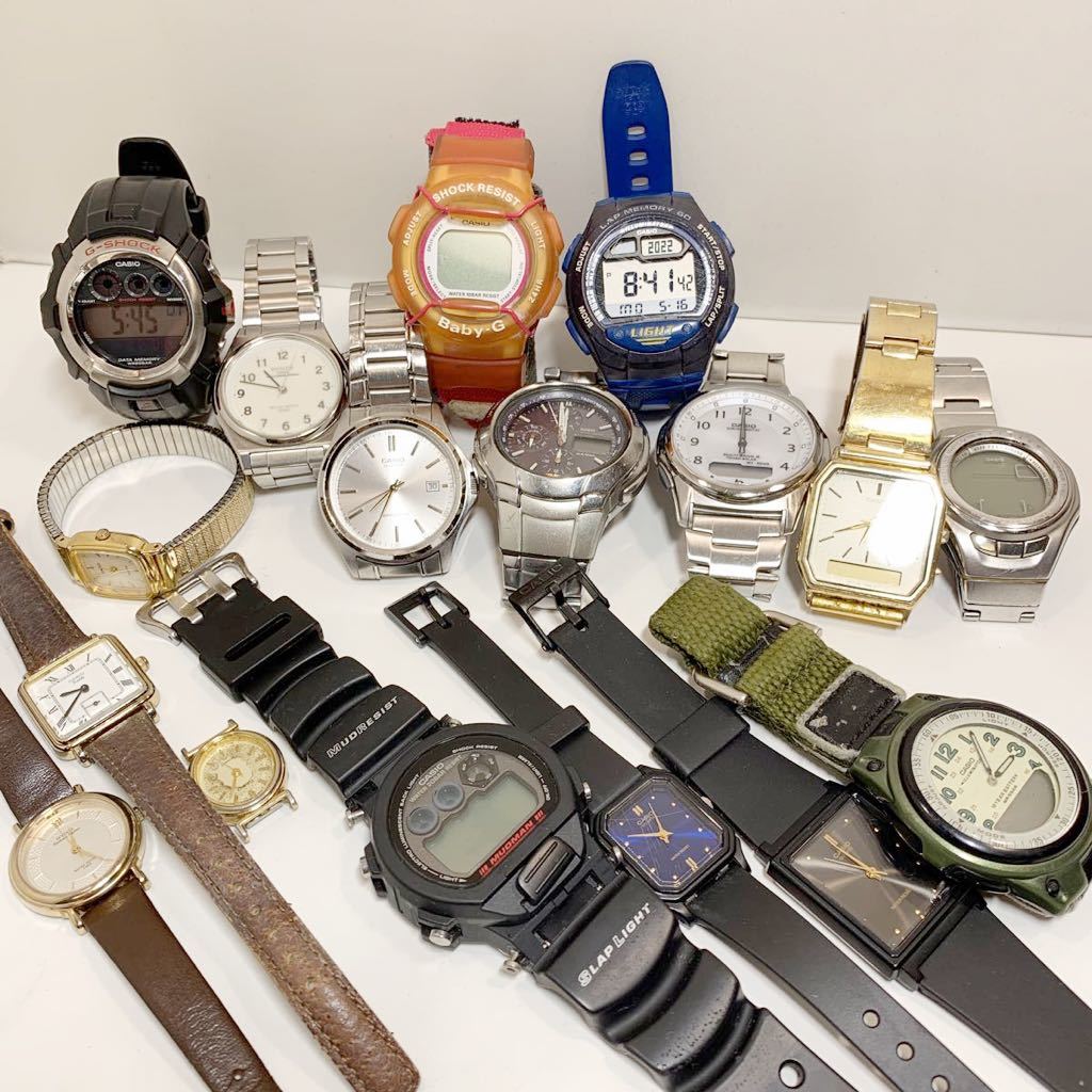 1円 CASIO カシオ 時計 まとめて 17個 ジャンク品 G-SHOCK wave 1円 CASIO カシオ 時計 まとめて 17個 ジャンク品 G-SHOCK wave