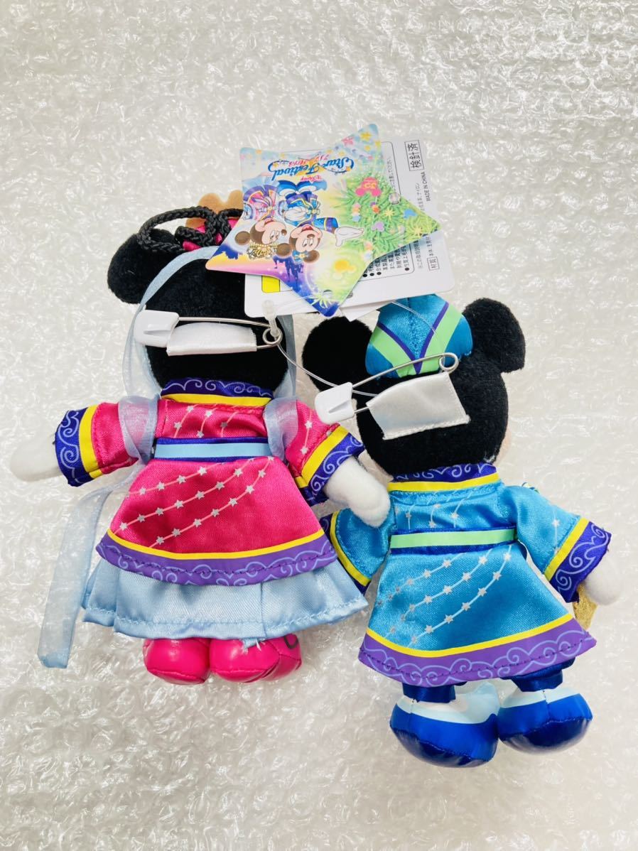 新品 未使用 タグ付き ディズニーランド TDL 30周年 七夕 たなばた 彦星 ミッキー & 織り姫 ミニー ぬいぐるみバッジ ぬいば ヌイバ 短冊