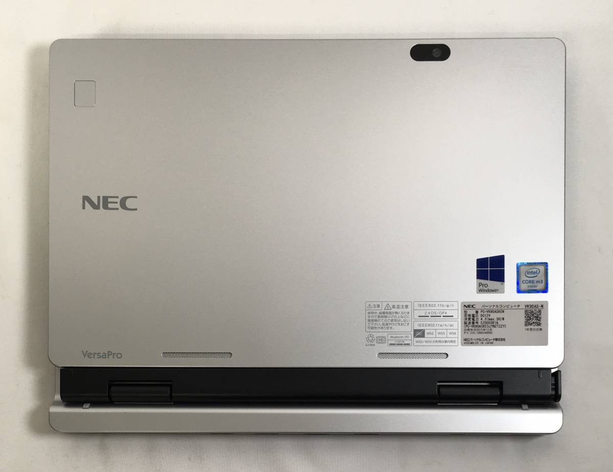 K45738 NEC VK90AS-N Core m3-6y30/4GB/128GB SSD/11.6インチ AC付き 1点【中古動作品】_見本