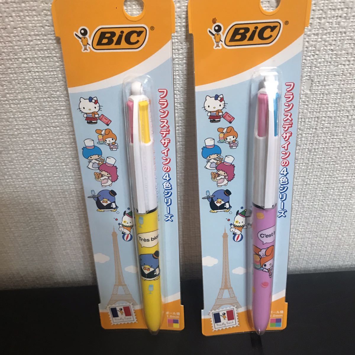 BIC サンリオ４色ボールペン タキシードサム マイメロディ　2本_画像1