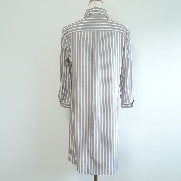 #ancfirosofi-ti Alberta Ferretti PHILOSOPHYALBERTAFERRETTI tunic 42 gray stripe dress lady's [674293]