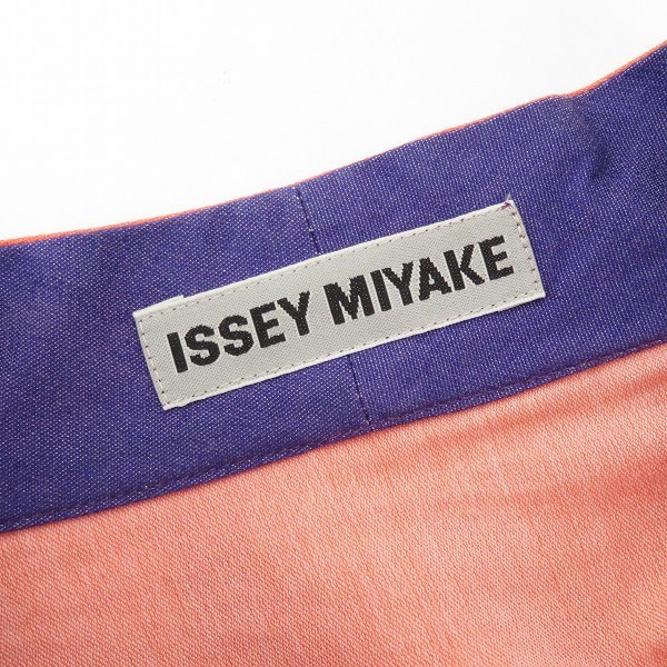 #apc イッセイミヤケ ISSEYMIYAKE シャツ 2 オレンジ ベージュ ノースリーブ 美品 メンズ [701918]_画像5