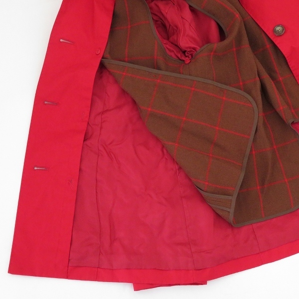 #wnc Scapa SCAPA coat 40 red liner attaching leather using lady's [715158]
