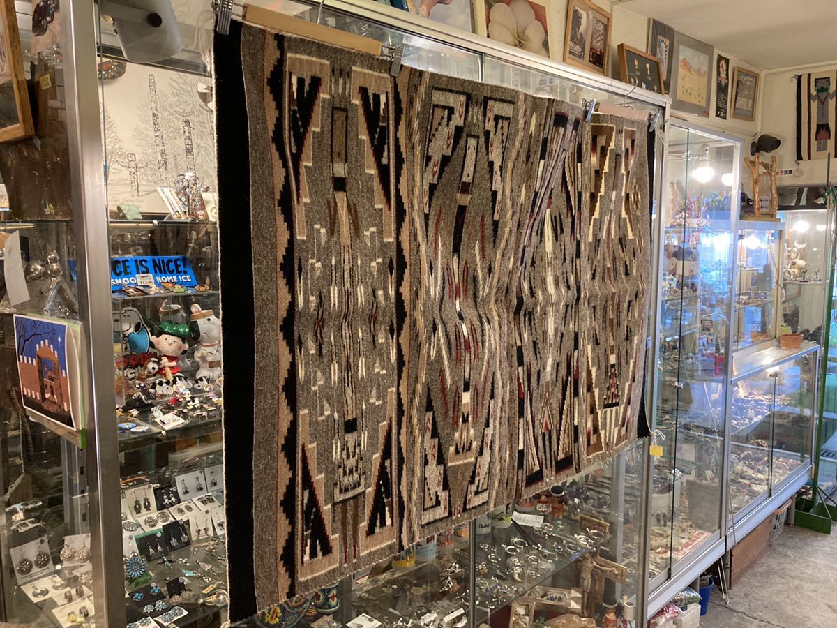 USAビンテージNAVAJORUG伝統工芸ナバホラグYEI精霊WIDE RUINS USAビンテージNAVAJORUG伝統工芸ナバホラグYEI精霊WIDE RUINS