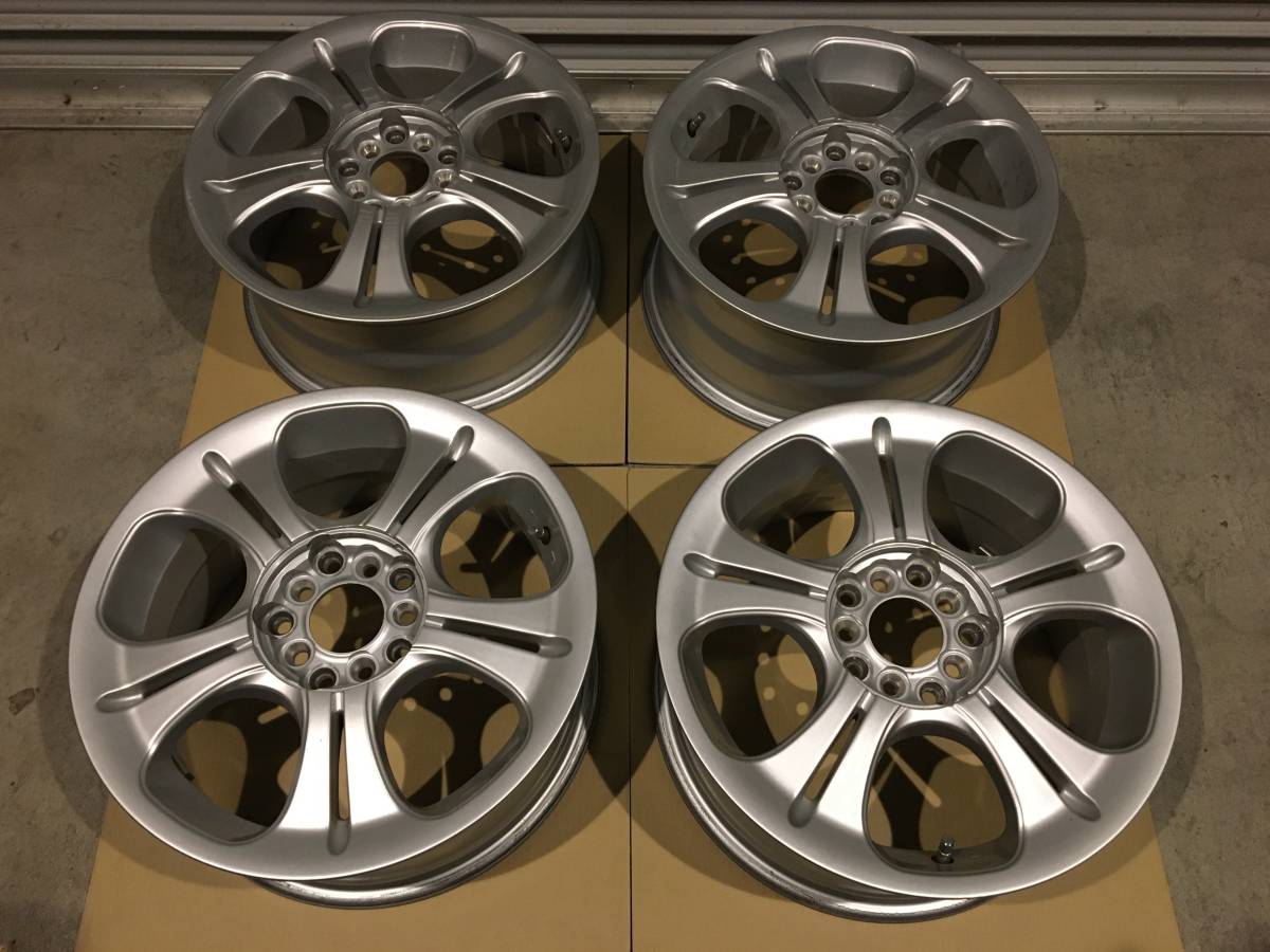 ブリヂストン BRIDGESTONE アルミホイール 16インチ 16×7J+52 5Hマルチ PCD 100 114.3 4本セット_画像1