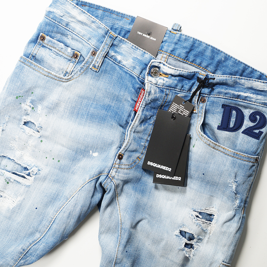 □21SS/新品102,300円【DSQUARED2】TIDY BIKER/ディースクエアードD2