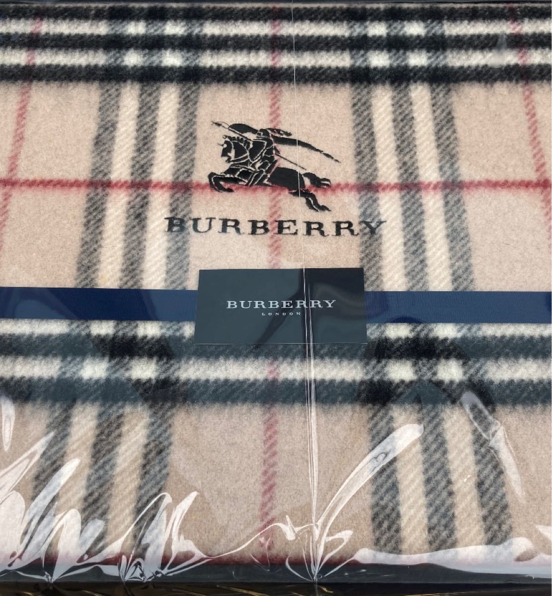 BURBERRY ウール毛布 西川産業