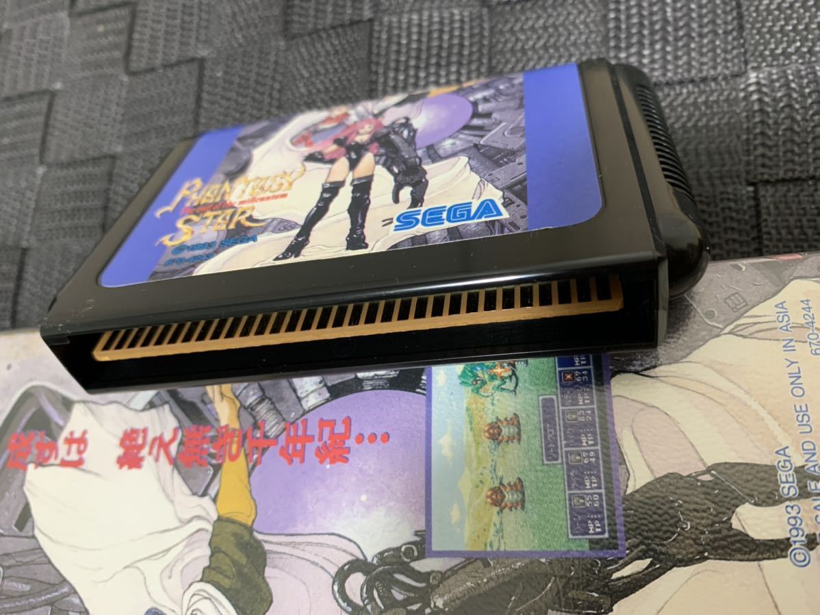 新品未使用メガドライブソフト ファンタシースター 千年記の終りに PHANTASY STAR SEGA MEGA DRIVE セガ MD メガドラ ジェネシス Genesis