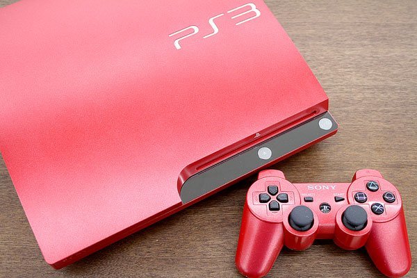 状態良好!!SONY/ソニー PS3 320GB CECH-3000B SR スカーレットレッド
