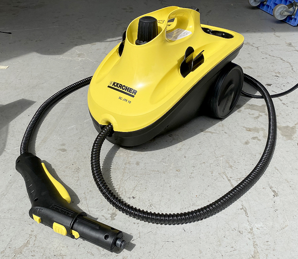 超高品質で人気の 美品!!KARCHER/ケルヒャー スチームクリーナー 動作