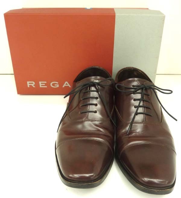 REGAL リーガル メンズ ビジネスシューズ ストレートチップ 靴 革靴 21KR BC ワイン 24cm EEE S_画像1