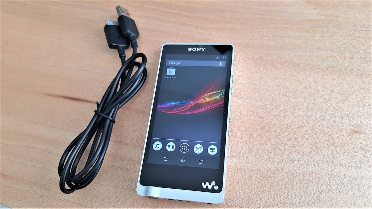 SONY ソニーウォークマン NW-ZX1 128GB 純正ケーブル付 検索 Andoroid