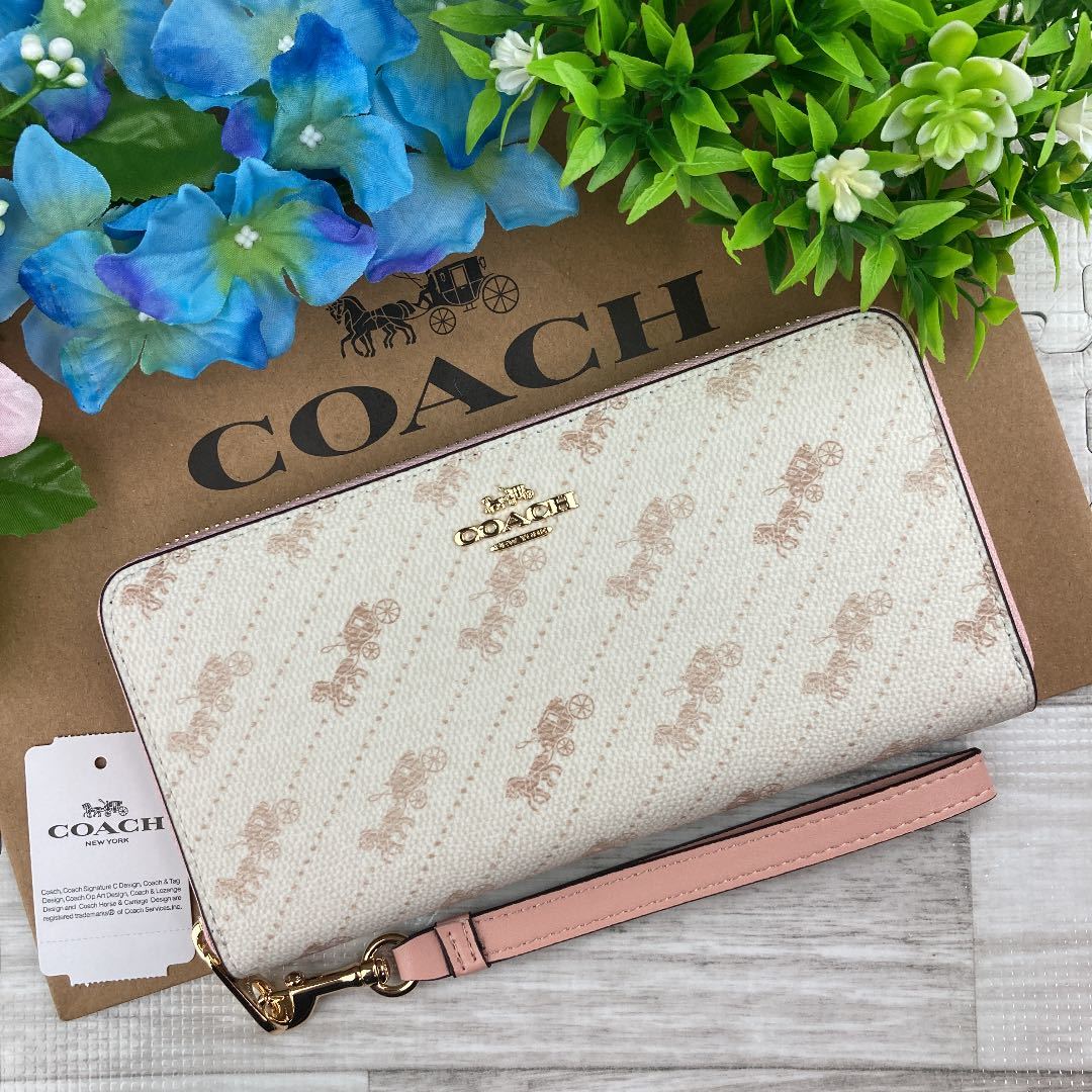 新品-未使用】コーチ COACH 女性用長財布 C3547 白 smaasbsolo.sch.id