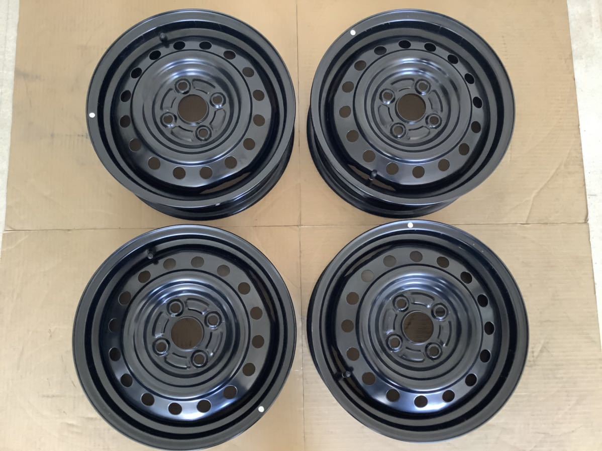 ☆新車外し□ダイハツ純正スチールホイール[14インチ 4.5J 4穴 PCD100