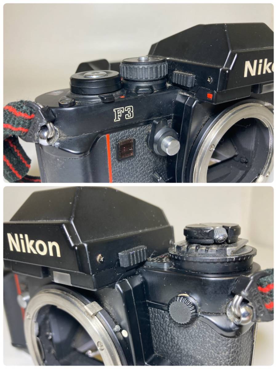 ★現状品★ ジャンク Nikon ニコン F3 アイレベル + MD-4 モータードライブ_画像8