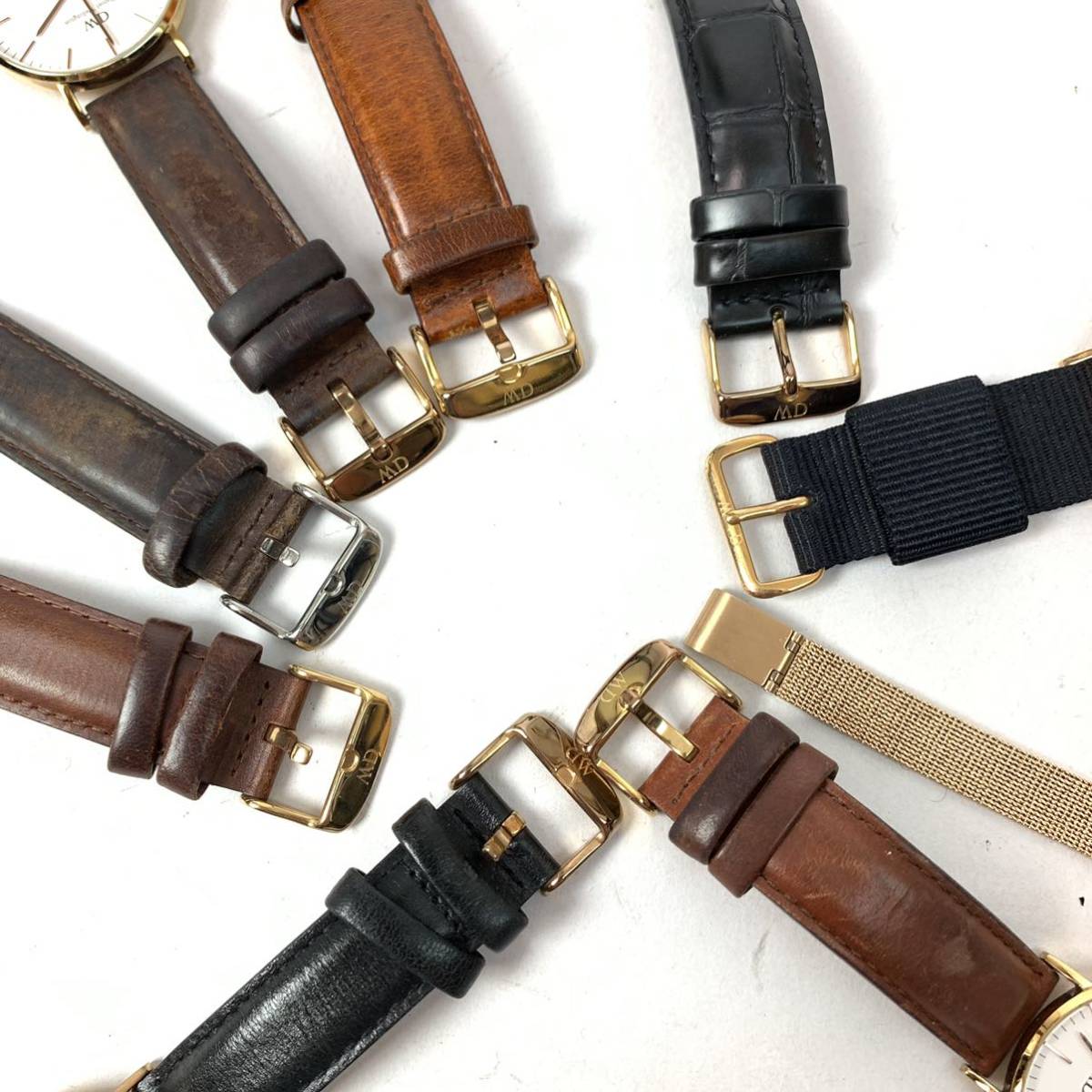 j178 Daniel Wellington ダニエルウェリントン 腕時計 10点セット ウォッチ レザー メンズ レディース 時計 まとめ売り 正規品