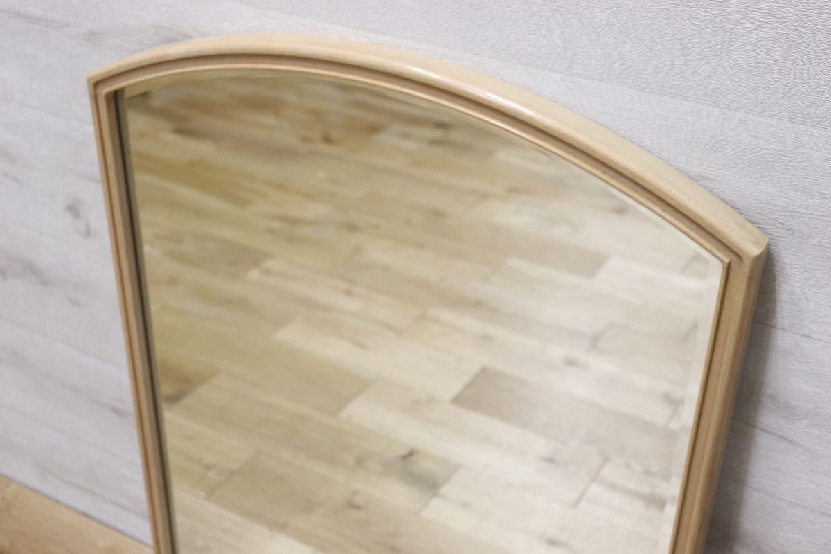 GMET380S○壁掛けミラー ウォールミラー 鏡 姿見 シンプルモダン 木製フレーム 大型ミラー オーク材 US クラシック 検）ドレクセル DREXEL_画像5