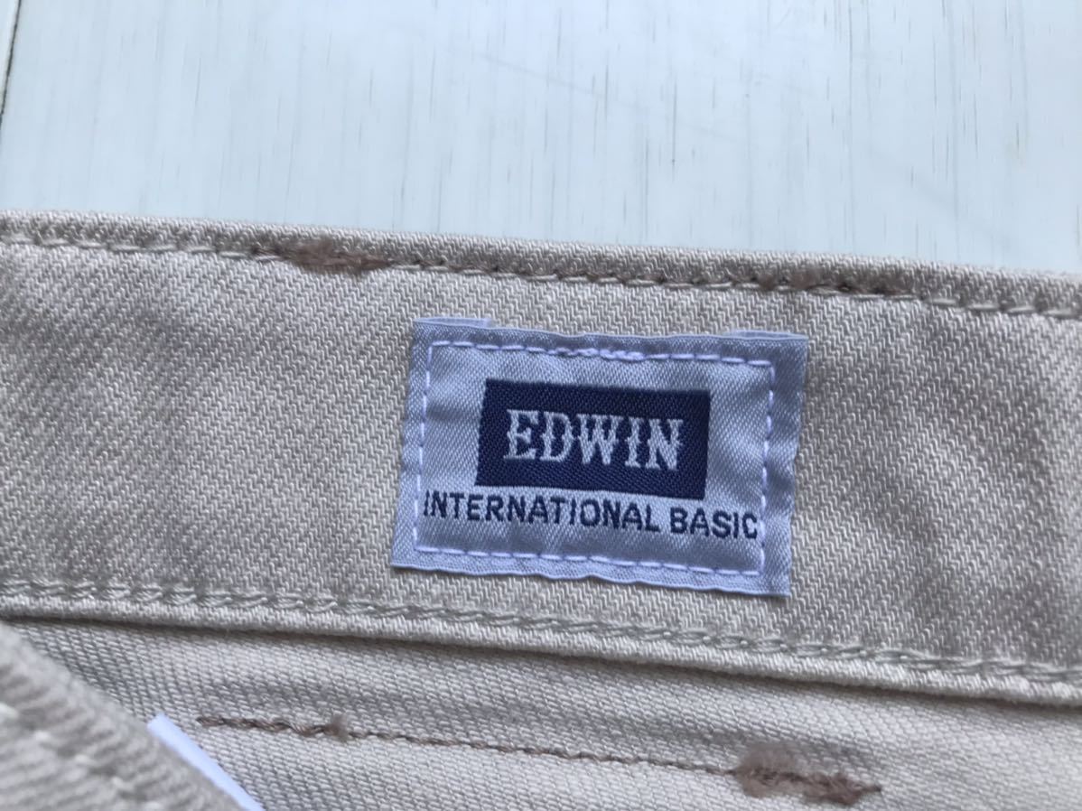 [ быстрое решение ]W31 EDWIN Edwin S403 soft джинсы мягкость стрейч сделано в Японии цвет джинсы .. бежевый слоновая кость серия цвет 