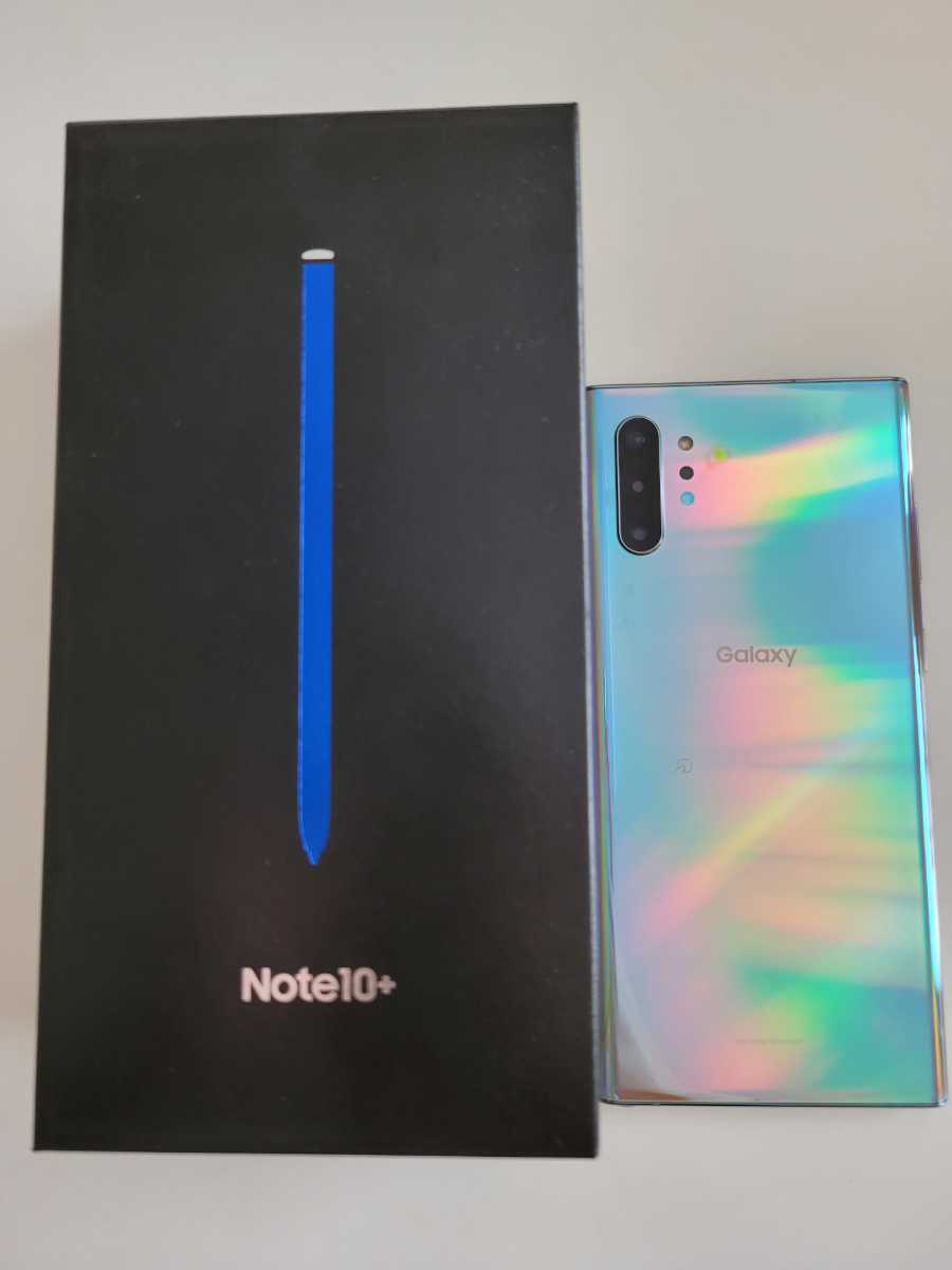 美品 Galaxy Note10+ 256GB ブラック☆ SM-N975C-