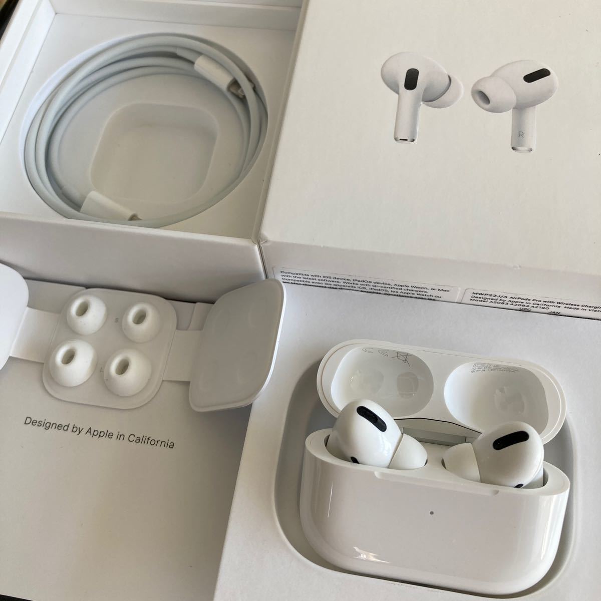 見事な創造力 【新品交換済、付属品未使用、保証付】Apple AirPods Pro イヤフォン
