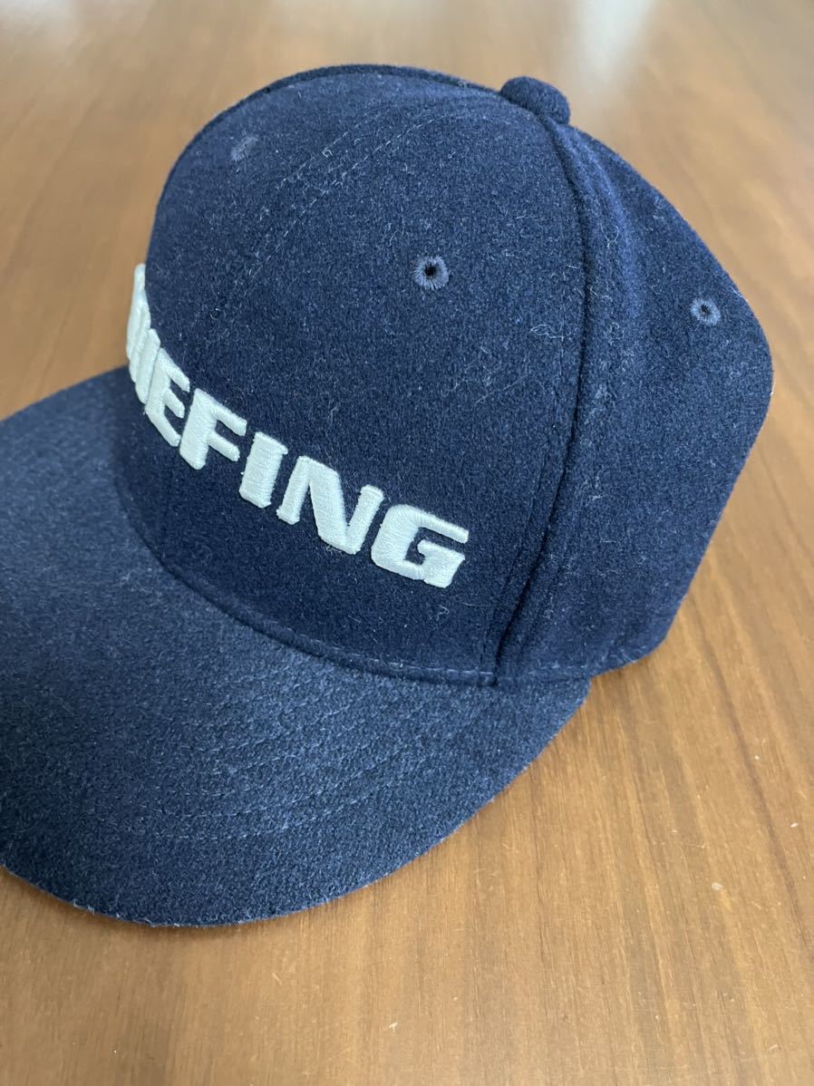 BRIEFING ブリーフィング ゴルフ 帽子 キャップ ウール 素材 サイズ: フリー カラー: ネイビー_画像2