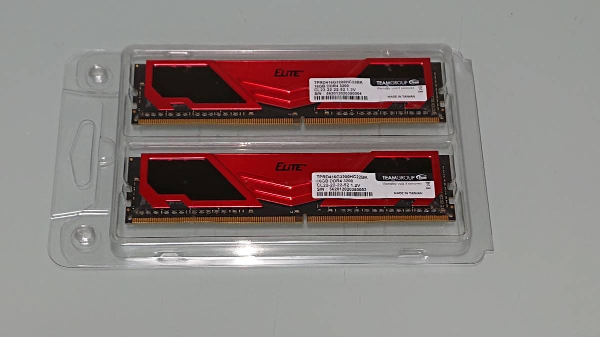 海外並行輸入正規品 ELITE TEAM DDR4 8GB x2枚 16GB tessiturasdenos