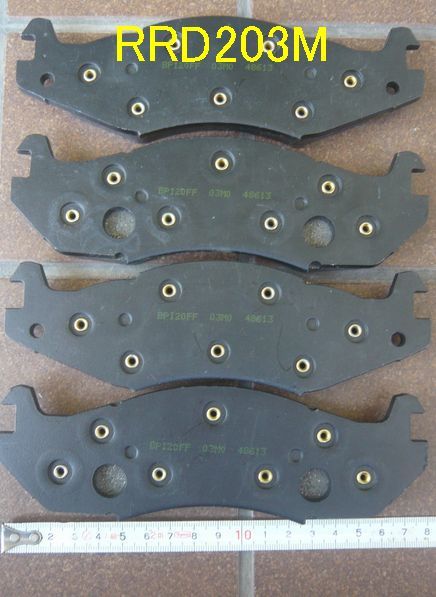 *[Raybestos] front brake pad PGD203M Jeep Cherokee/CJ5/CJ7 Made in USA extra attaching 
