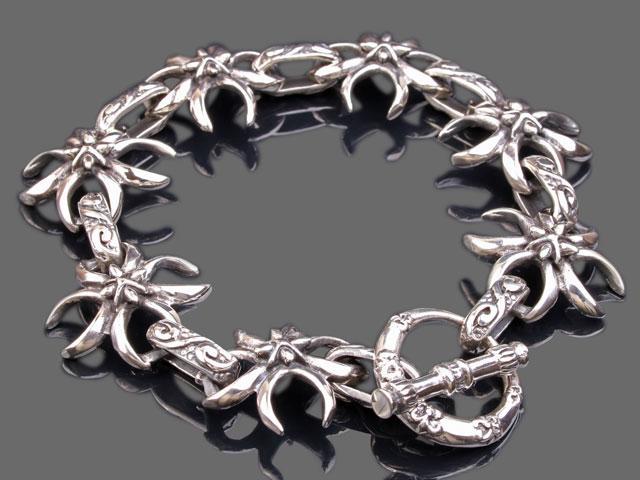 BR-N014】SILVER 925オープンクロージョイントブレスレット | www