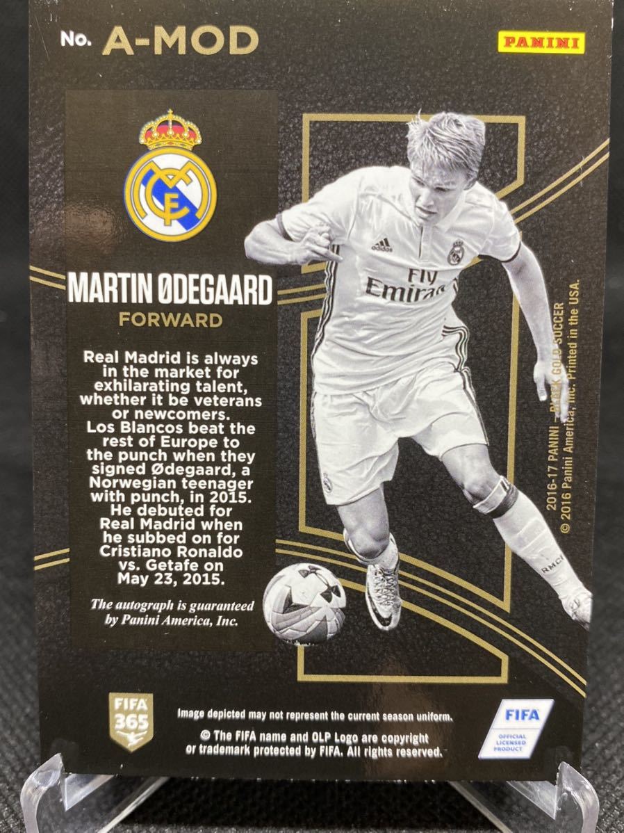 Panini 2016-17 BLACK GOLD SOCCER MARTIN ODEGAARD A-MOD 99枚限定