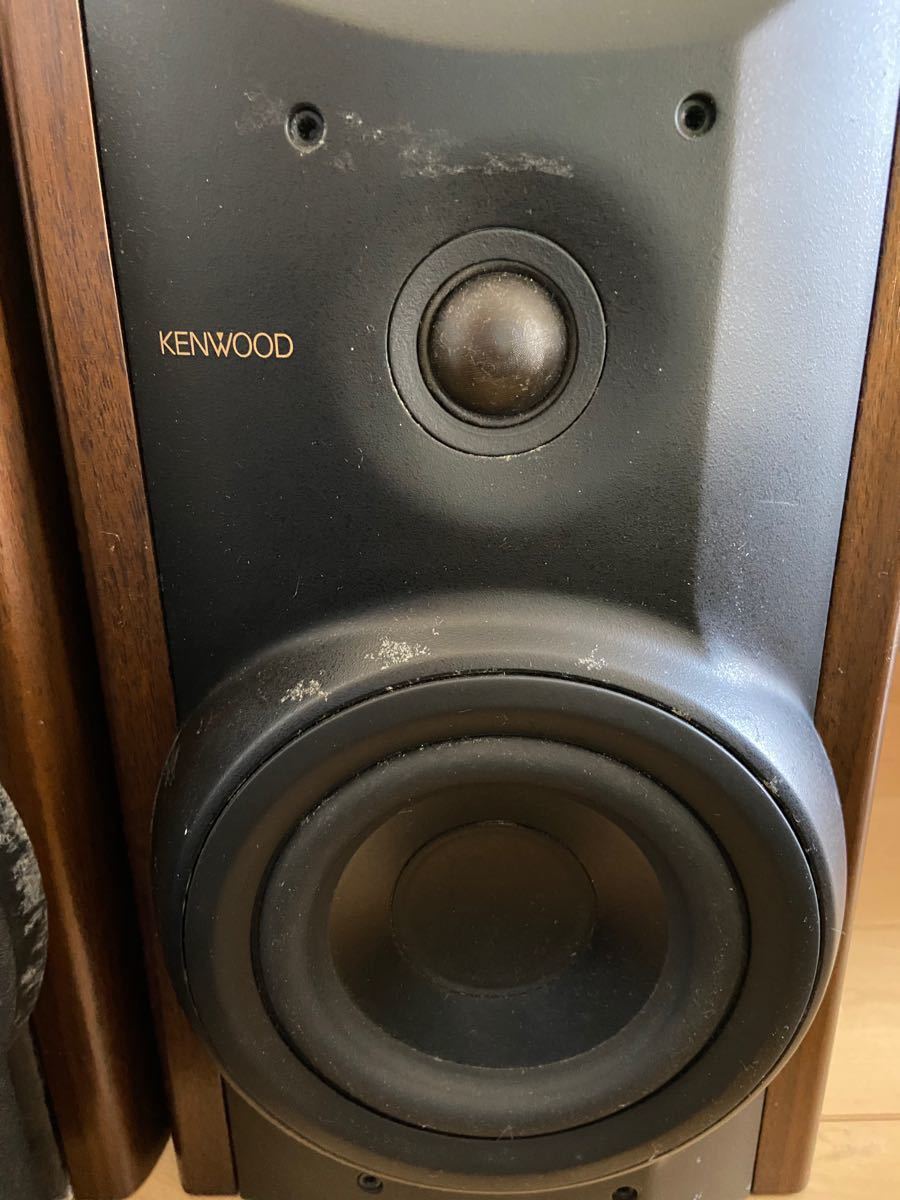 スピーカー KENWOOD LSF-555 ペア 古い 昔 レア ケンウッド 木目 スピーカー KENWOOD LSF-555 ペア 古い 昔 レア ケンウッド 木目