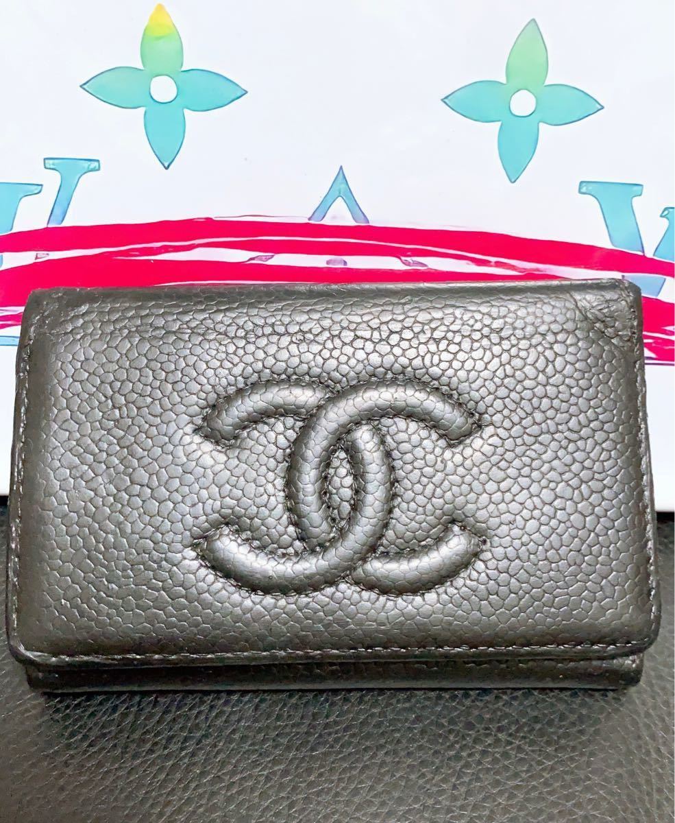 美品正規品】CHANELシャネル6連キーケース|PayPayフリマ
